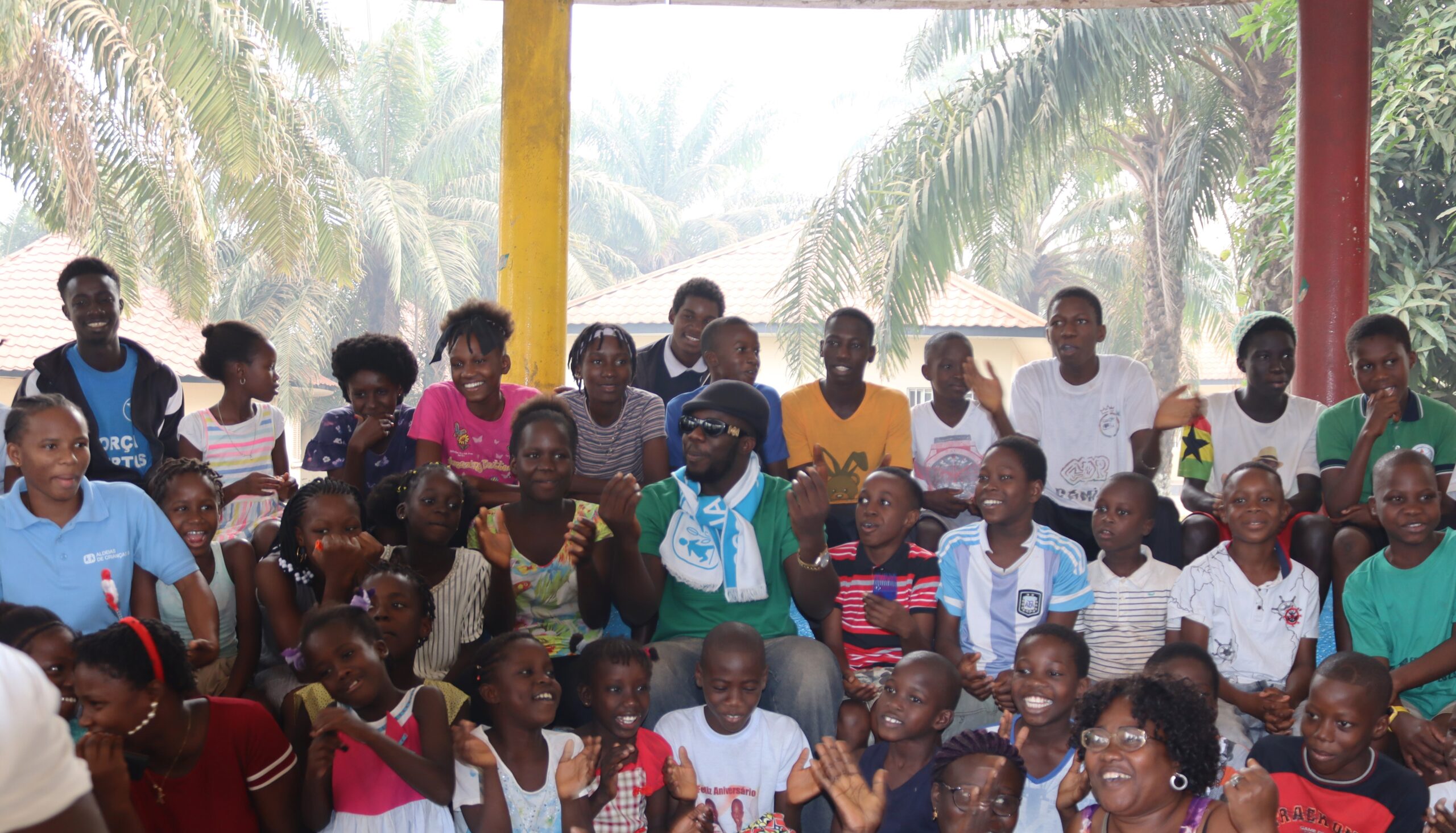 Visita do musico Guineense